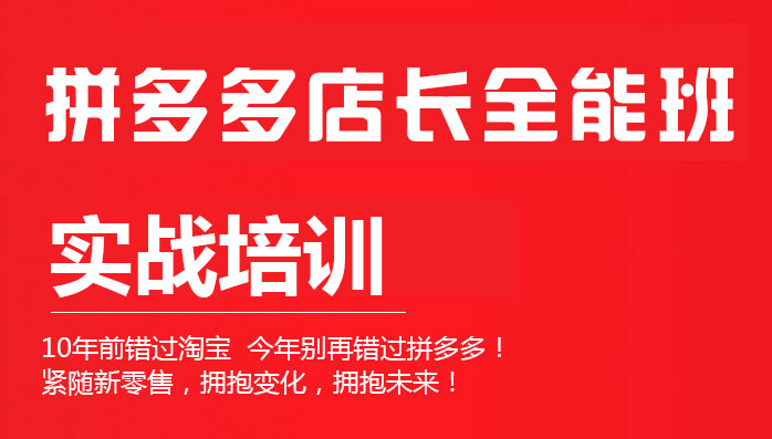 聊城拼多多電商培訓 拼多多開店培訓 拼多多運營培訓..